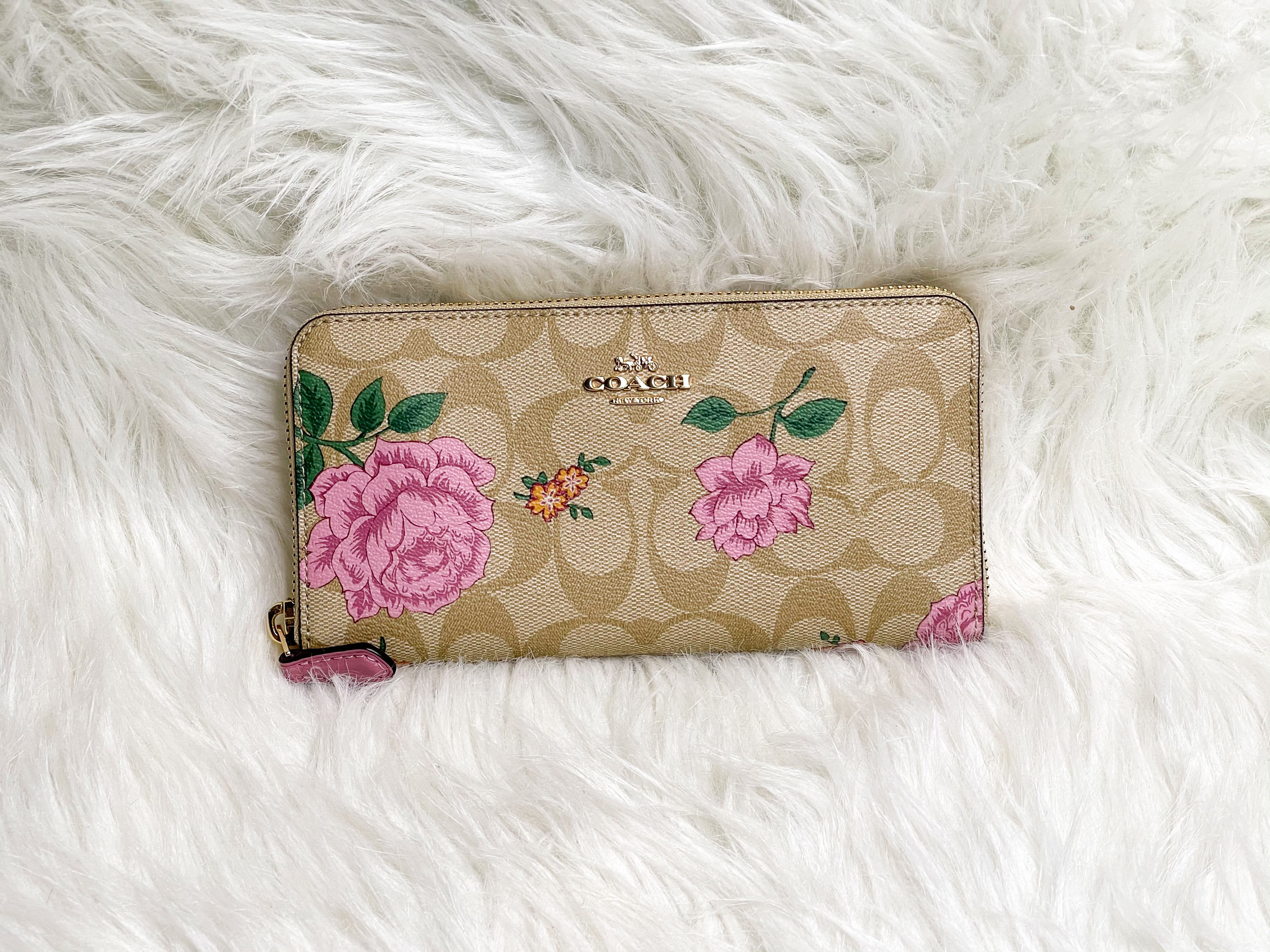 Floral coach wallet online