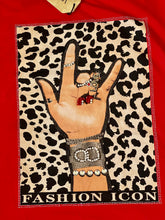 Load image into Gallery viewer, Rock Star Cheetah Print in red

